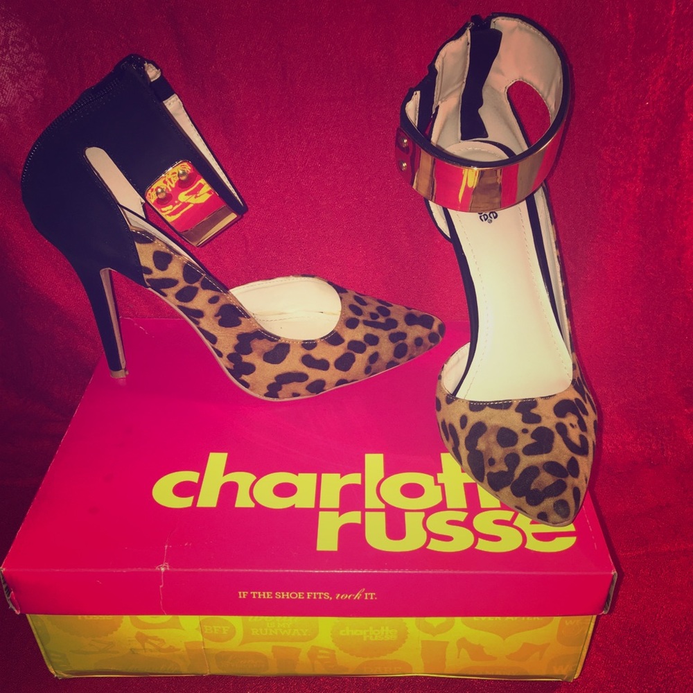 Leopard heels